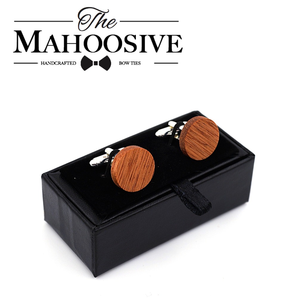 Men'S Grooming Organizer - MAHOOSIVE Wooden Cufflinks Wedding Groom Anchor