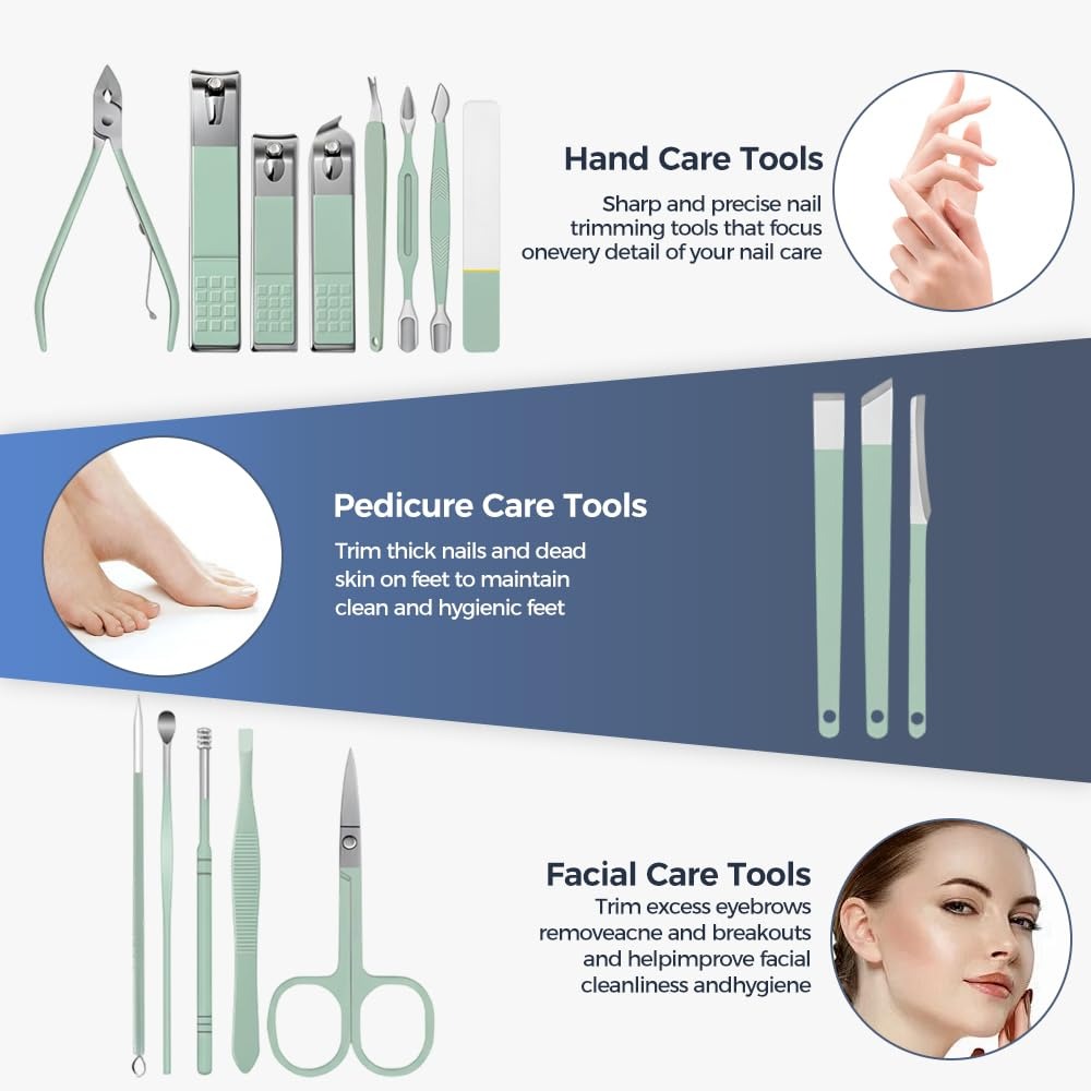 Manicure Set Professional, Nai - Mens Grooming Kit Case incelemesi ve fiyatı