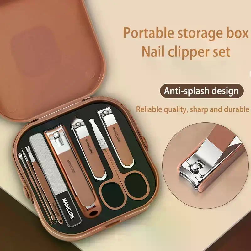 Nail Care Kit Anti-Splatter Ma - Mens Grooming Kit Case incelemesi ve fiyatı