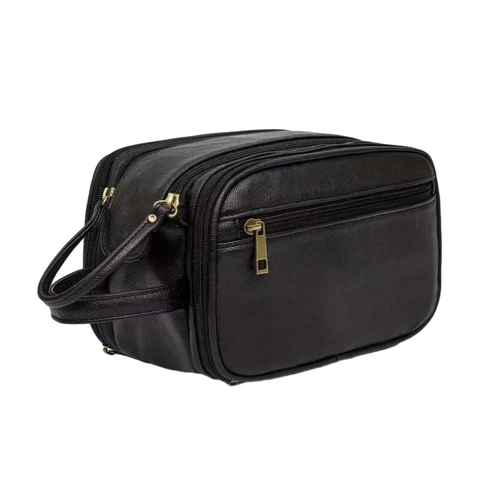 Travel Makeup Bag Faux Leather - Men'S Grooming Organizer incelemesi ve fiyatı