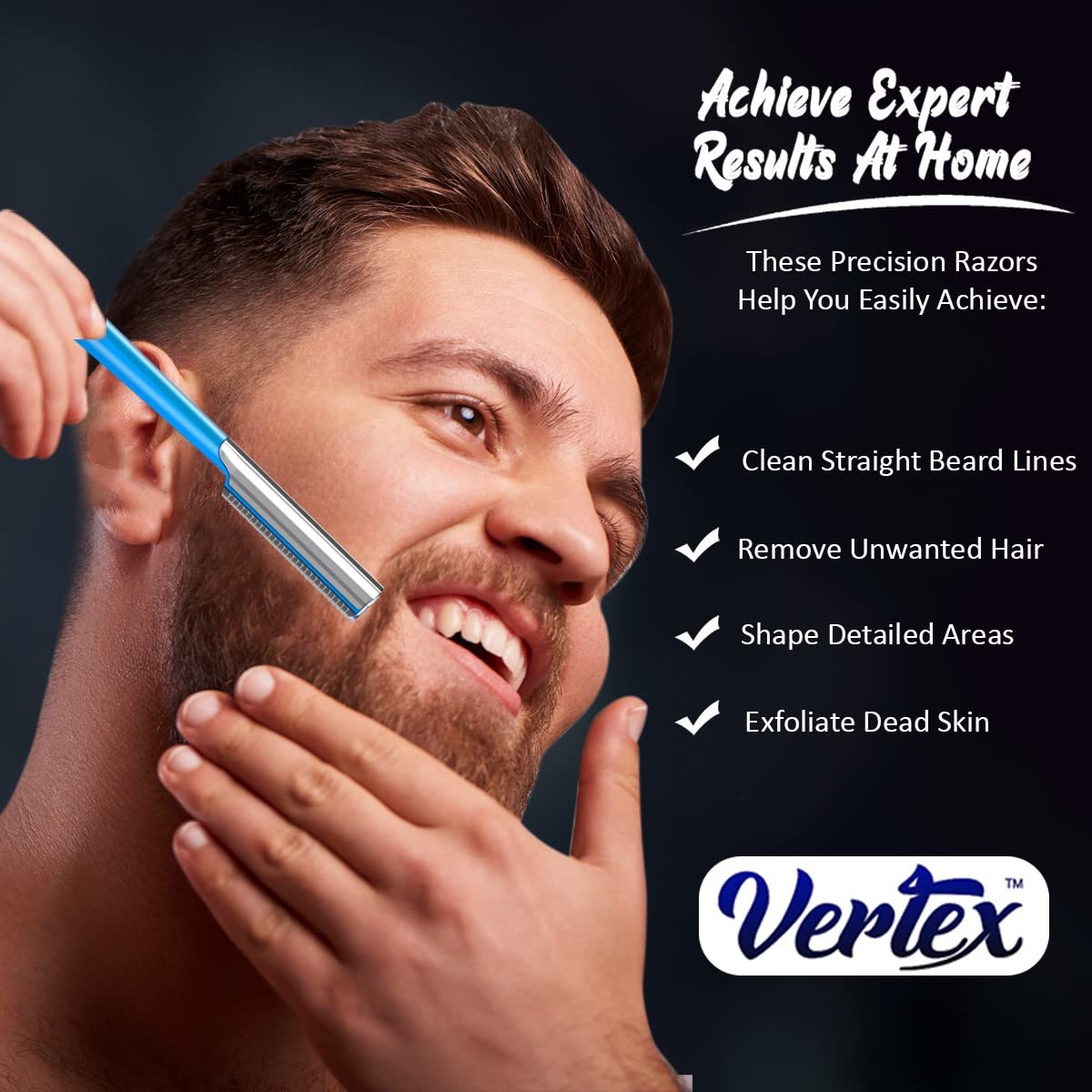 Beard Shaping Razor Tool for M - Men'S Grooming Eyebrow Shape incelemesi ve fiyatı