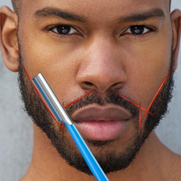 Beard Shaping Razor Tool for M - Men'S Grooming Eyebrow Shape incelemesi ve fiyatı