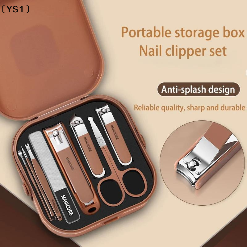〔YS1〕Nail Care Kit Anti Splatt - Mens Grooming Kit Case incelemesi ve fiyatı