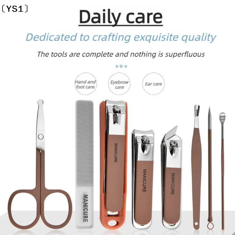 〔YS1〕Nail Care Kit Anti Splatt - Mens Grooming Kit Case incelemesi ve fiyatı