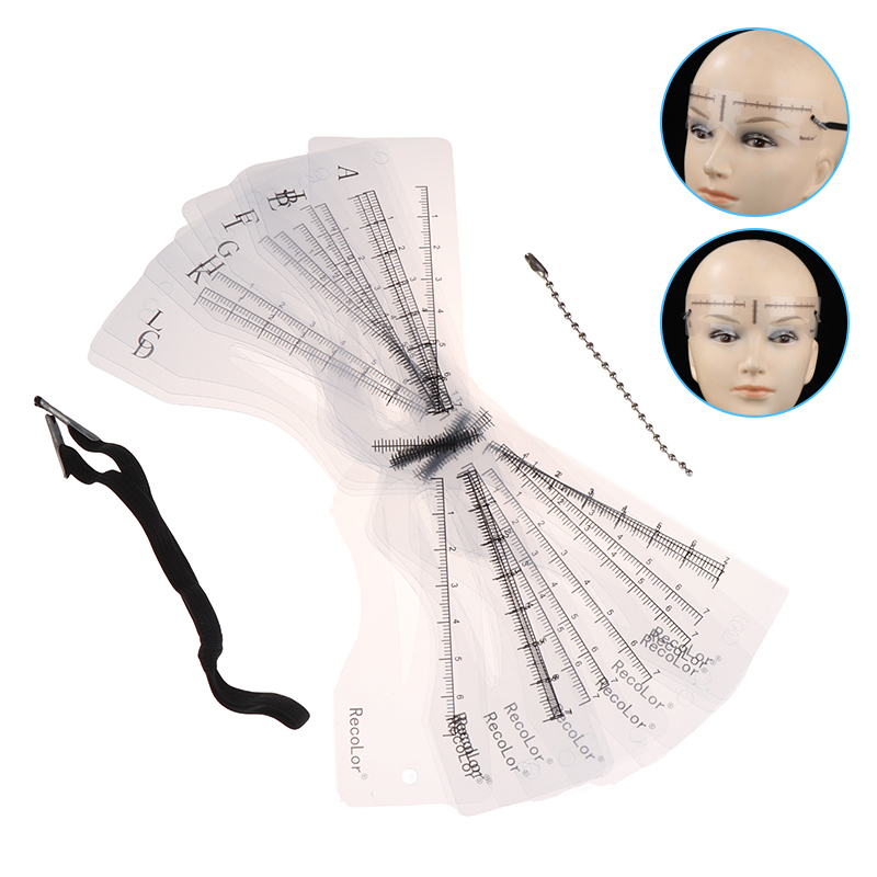 12Pcs Eyebrow Stencil Set Reus - Men'S Grooming Eyebrow Shape incelemesi ve fiyatı