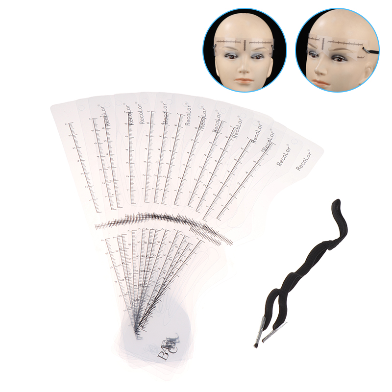 12Pcs Eyebrow Stencil Set Reus - Men'S Grooming Eyebrow Shape incelemesi ve fiyatı