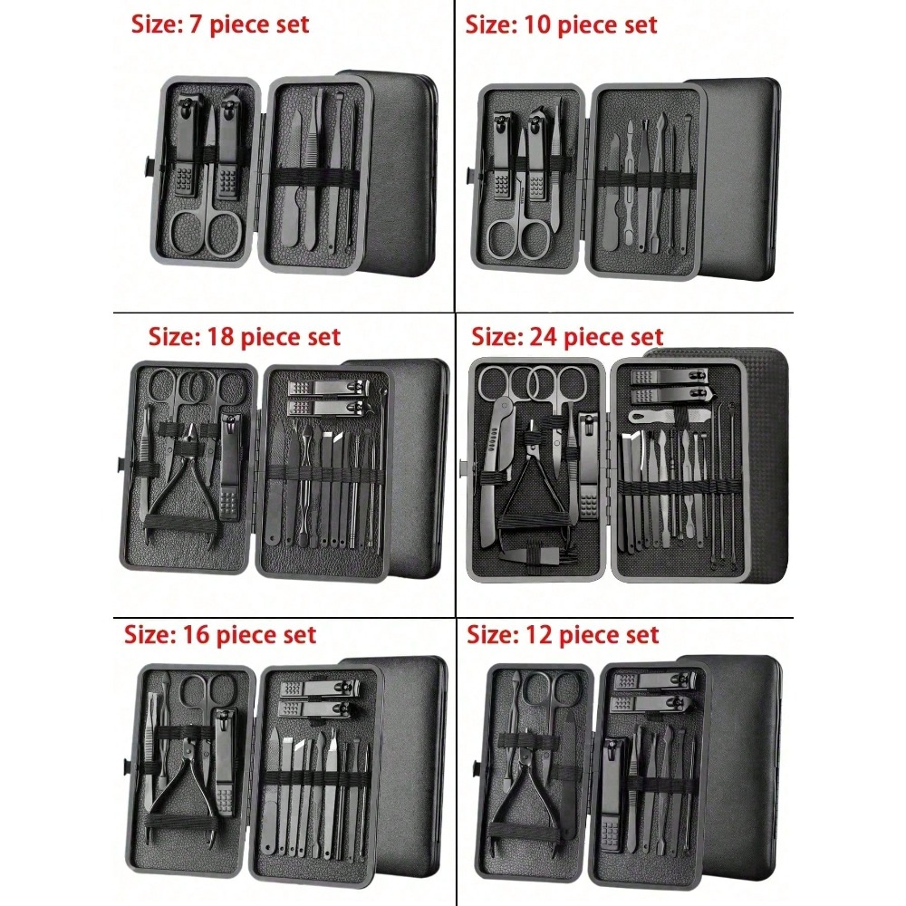 Manicure Set, Stainless Steel  - Mens Grooming Kit Case incelemesi ve fiyatı