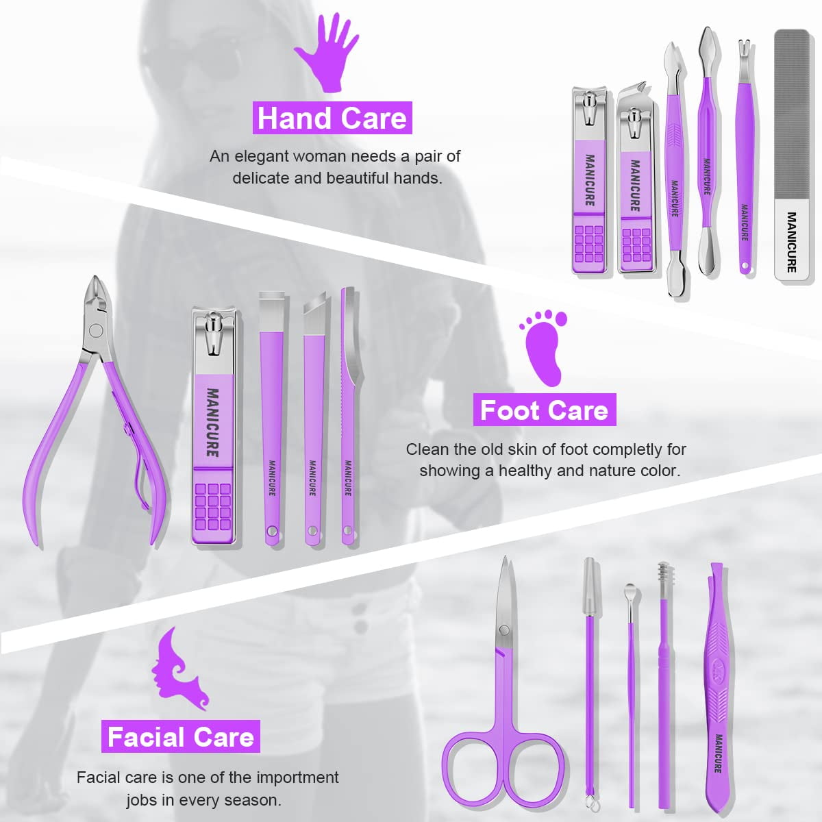 Manicure Set Professional Nail - Mens Grooming Kit Case incelemesi ve fiyatı