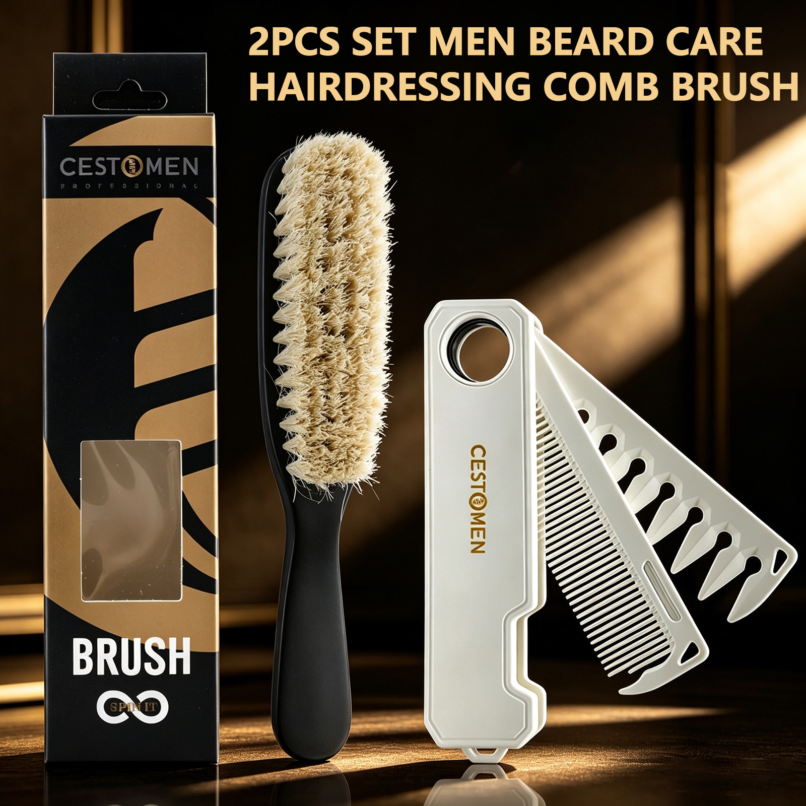 2Pcs Men Grooming Set 2in1 Fol - Men'S Grooming Organizer incelemesi ve fiyatı
