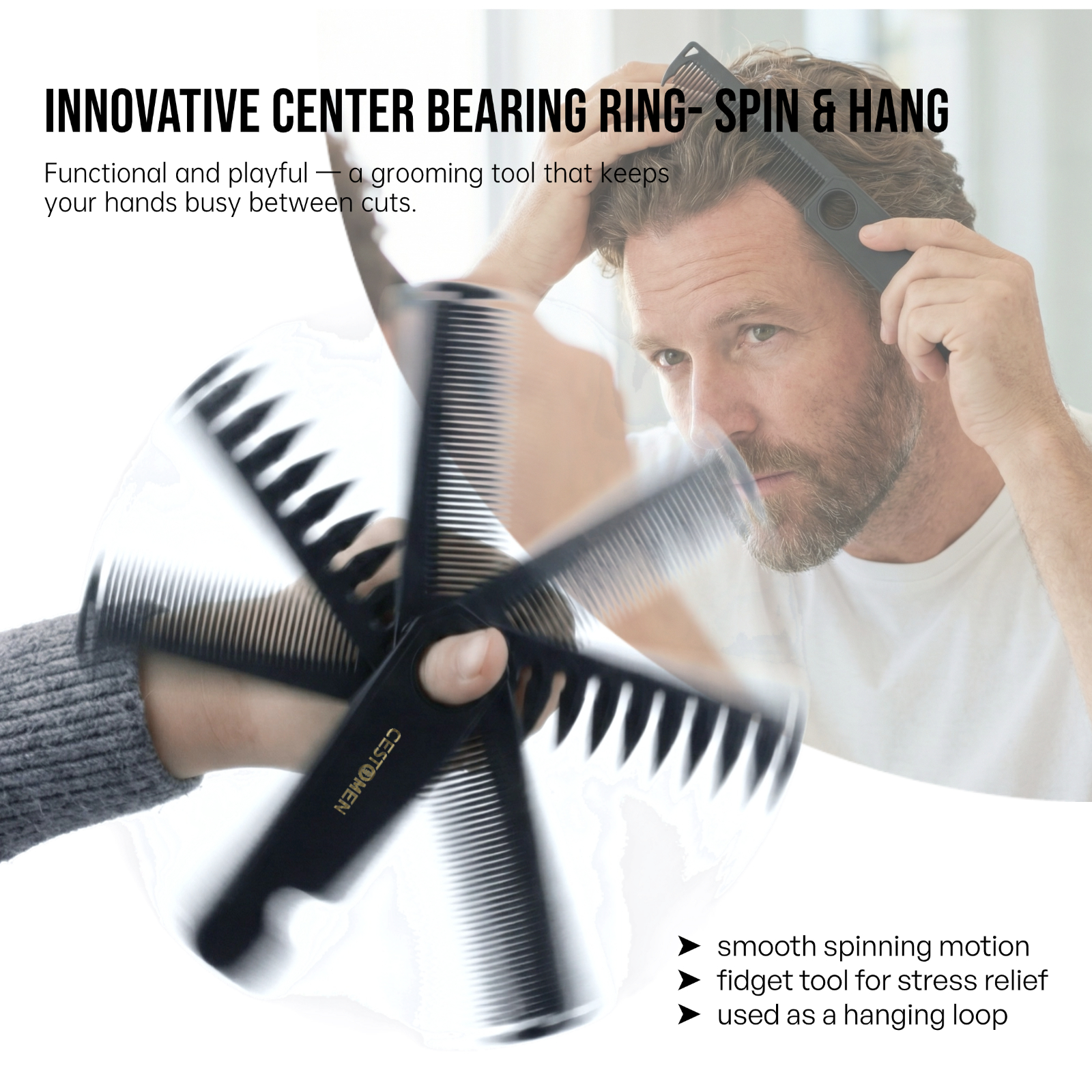 2Pcs Men Grooming Set 2in1 Fol - Men'S Grooming Organizer incelemesi ve fiyatı