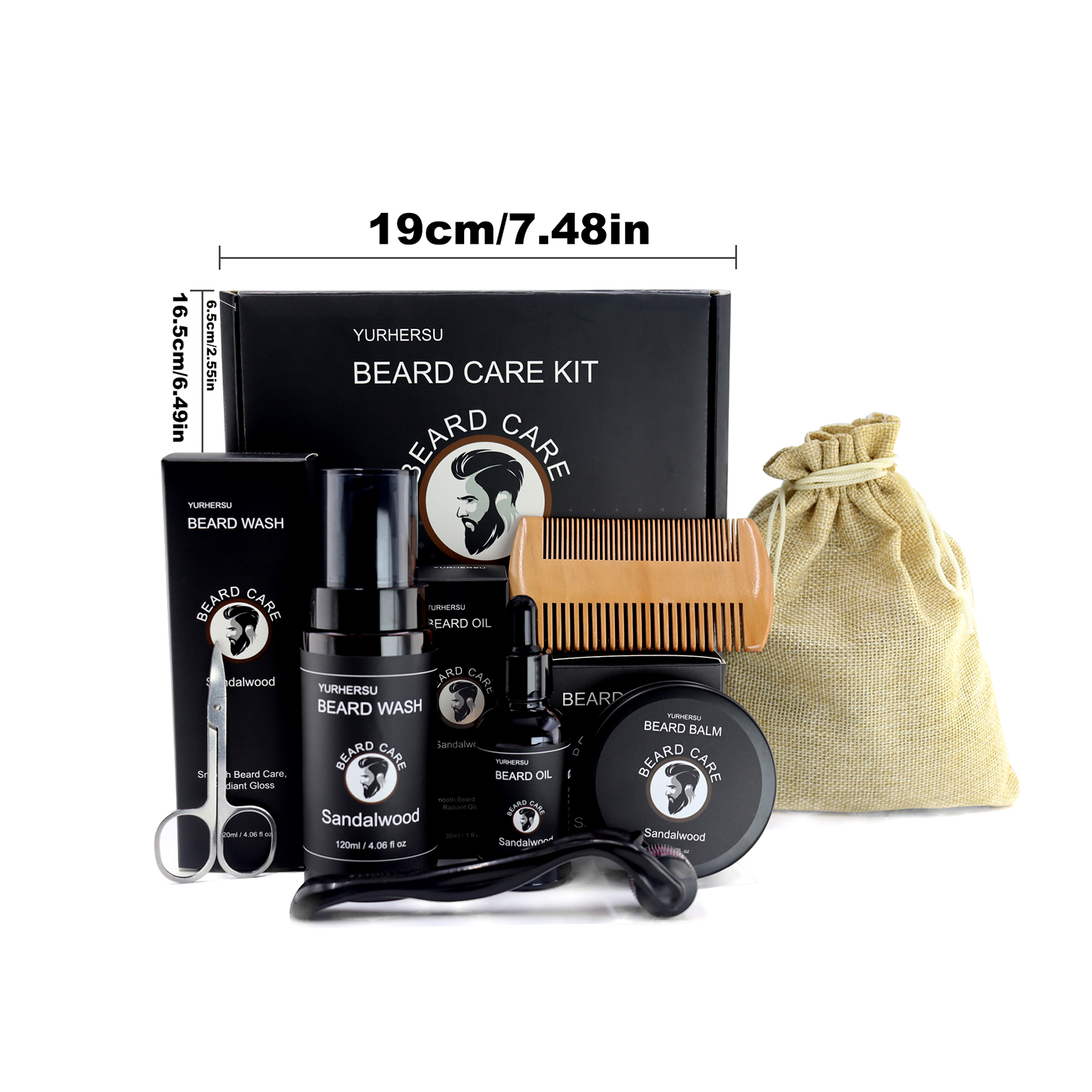 7Pcs Beard Care Kit for Men, G - Men'S Grooming Organizer incelemesi ve fiyatı